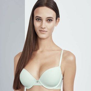 Simply Vera Vera Wang NWT Aquamint Mesh Demi Bra 2185006 40D